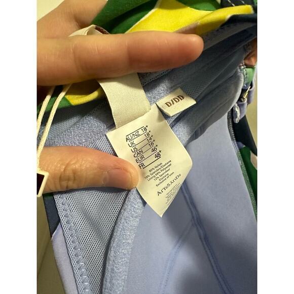 🔴Artesands‎ L'Avana Multi Botticelli Bandeau Bikini Top size US 14 - Picture 6 of 6